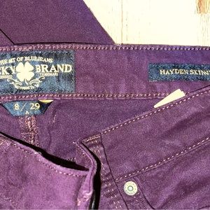 Lucky brand plum(purple) pants